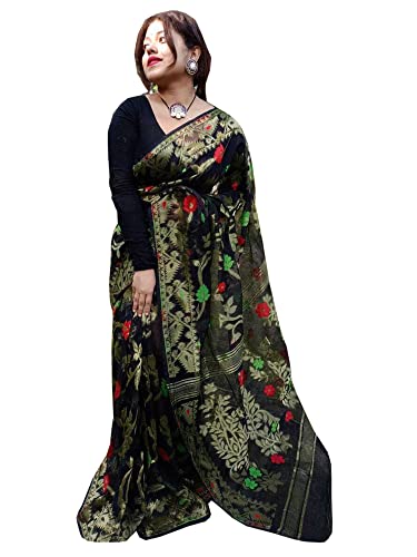 Sari zari tejido floral ideal para regalar en festividades y Eid