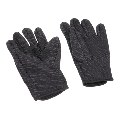 Guantes de neopreno térmicos elásticos negros protectores contra el desgaste