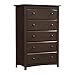 Storkcraft Kenton 5 Drawer Dresser (Espresso) – Dresser for Kids Bedroom, Nursery Dresser Organizer, Chest of Drawers for Bedroom with 5 Drawers, Universal Design for Children’s Bedroom