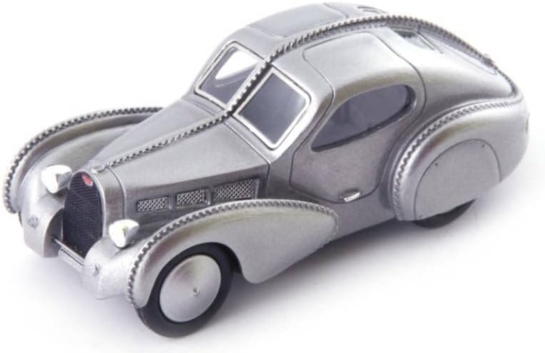 Scale Model Compatible with Bugatti Type 68 Coupe 1945 MET.Silver 143 ATC03022