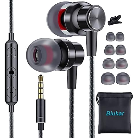 Auriculares Blukar In Ear con Micrófono y Cable Cómodo Cover