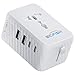 Produktbild Bigfish Reiseadapter Weltweit, Universal Reisestecker mit 2 USB A und 2 USB C, Universal Adapter, Reisestecker Adapter Weltweit, Steckdosenadapter für USA, England, Japan, Thailand und Australien