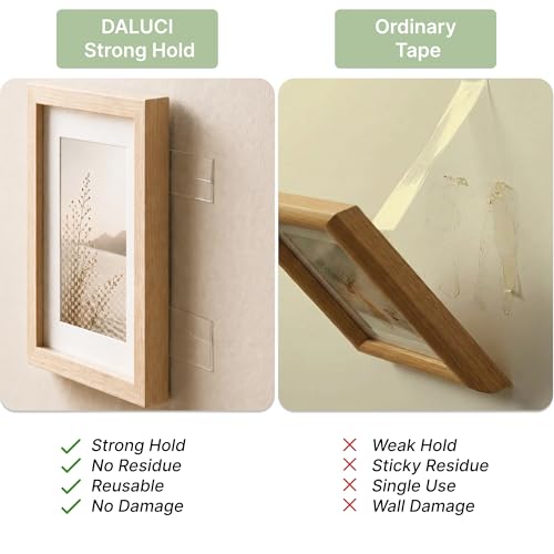 Image of DALUCI Double Sided Tape Heavy Duty for Wall Strong Adhesive Nano Tape Multipurpose Mounting Tape Removable Washable Reusable Transparent Gel Grip (Transparent, 2mm x 3m)