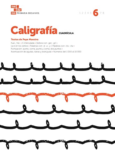 Portada de Cuaderno Educacion Primaria Caligrafía 6