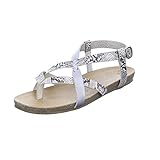  Blowfish Damen Granola-b Sandale, White Coiled Love/Pearl Pewter Dyecut, 41 EU