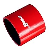 Upgr8 Universal 4-Ply High Performance Straight Coupler Silicone Hose 76mm Length (3.0
