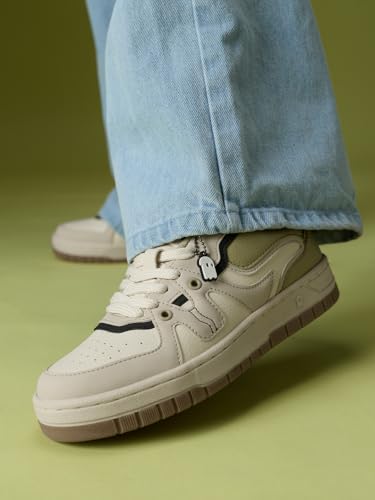 Image of The Souled Store Urban Blaze: Women and Girls Colorblocked Lace Up Low Top Stylish Sneakers with Flexibility & Comfort