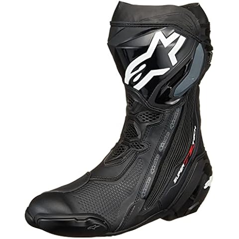 Alpinestars Herren Supertech R Motorradstiefel Ankle Boot, Schwarz, 44 EU Cover