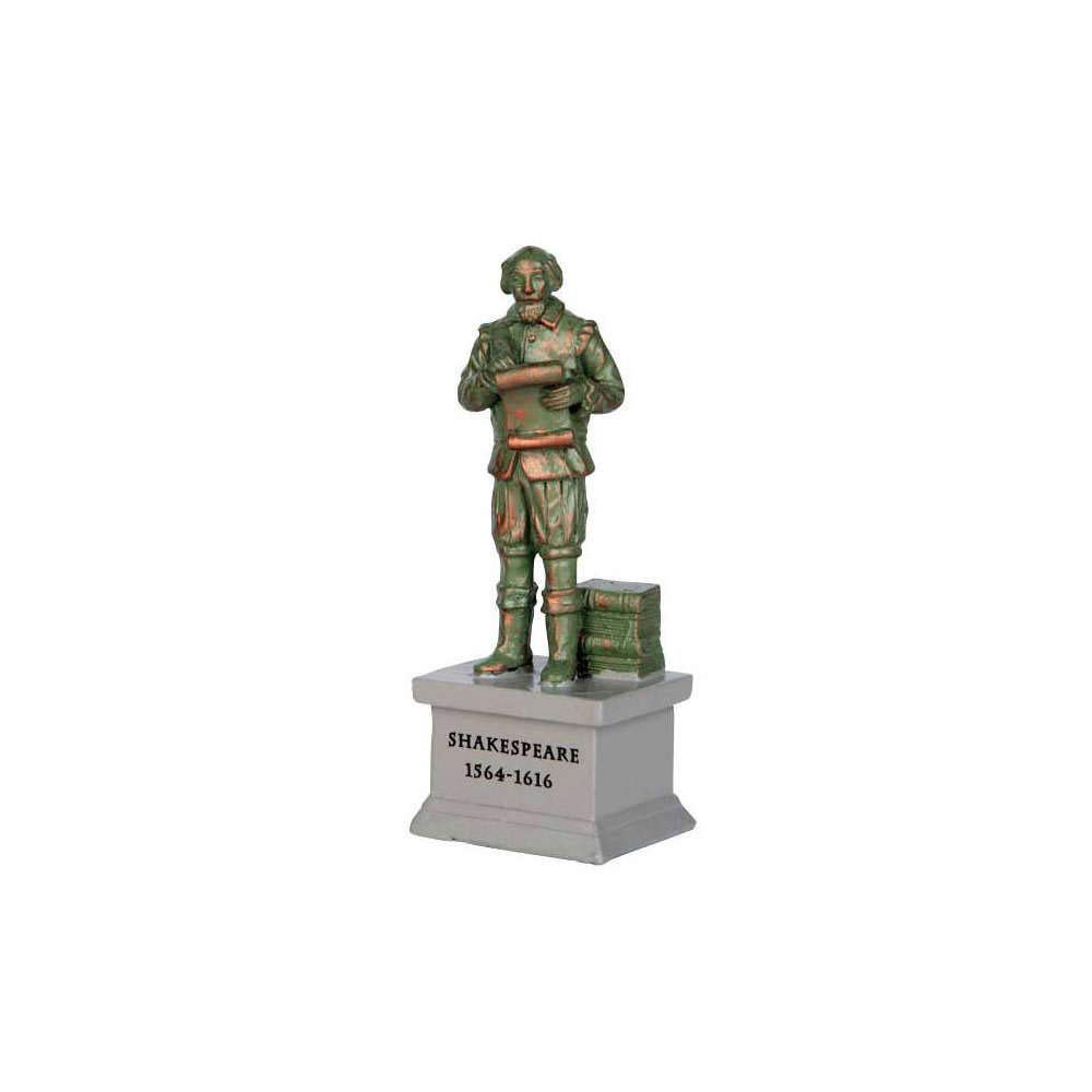 Lemax Christmas Village Park Statue Shakespeare - 64075