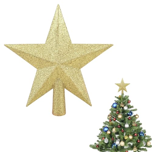 Árvore de Natal Topper, Topper de árvore de estrela, estrela de árvore de Natal, estrela para taça de árvore de Natal, estrela de ponta de árvore Natal, árvore de Natal Tree Topper