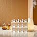 12 Pcs 1ml Gold Mini Glass Roll on Bottles Roller Refillable Essential Oil Aromatherapy Sample Vials Roller Bottles Beauty Personal Care Container