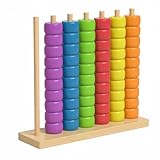 predolo Farbsortierspiel fördert die Farbwahrnehmung Formen- und Farbensortierspiel leicht zu greifen frühpädagogisch Steckspiel für Kleinkinder, Spielzimmer, XL