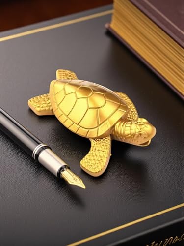 Encendedor de escritorio metálico tortuga dorado NIVEK miniatura 2