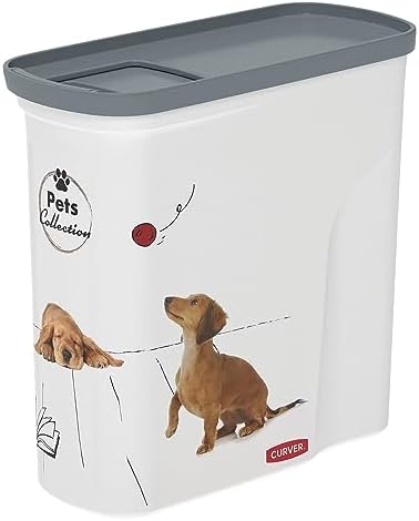 Curver PetLife Dry Dog Food Container, 20.5 x 8.6 x 19.3 cm