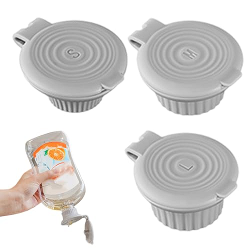 Bottle Empty Cap - Bottle Reverse Stand, Dispenser Cap, Easy Liquid Saver for Shampoo, Lotion and Spices, Leak-Proof, Reusable Cap