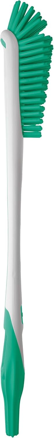 MAM Soft Brush Flaschenbürste mit extra-weichen Borsten, Bürste passend für Jede Flaschenform, mit spezieller Saugerbürste für die Reinigung von Saugern, seegras
