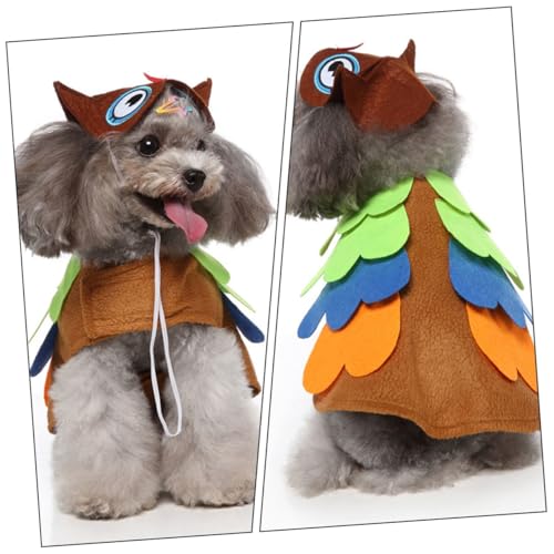 Disfraz pet halloween búho talla mediana miniatura 3