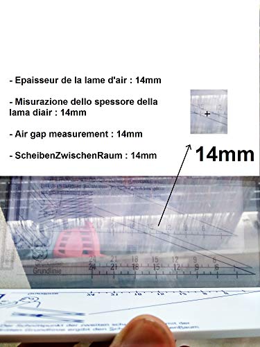 Optischer Glasdickenmesser | Dickenlehre Maßnahmen von 2 bis 25° mm 5164900