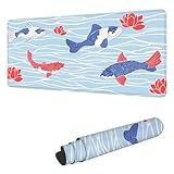 【GRAND TAPIS DE SOURIS】 : Ce tapis de souris 1200 x 600 x 3mm accueille facilement les claviers, souris, ordinateurs portables et autres périphériques de taille standard. Il sert à la fois de tapis de bureau, de bloc-notes et de protection pour votre bureau, vous permettant de travailler et de jouer en toute simplicité, et s'adaptant à tous vos besoins