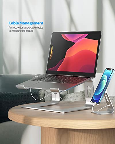 Nulaxy Laptop Stand, Ergonomic Aluminum Laptop Computer Stand, Detachable Laptop Riser Notebook Holder Stand Compatible With Macbook Air Pro, Dell Xps, Hp, Lenovo More 10-15.6” Laptops #TOP5