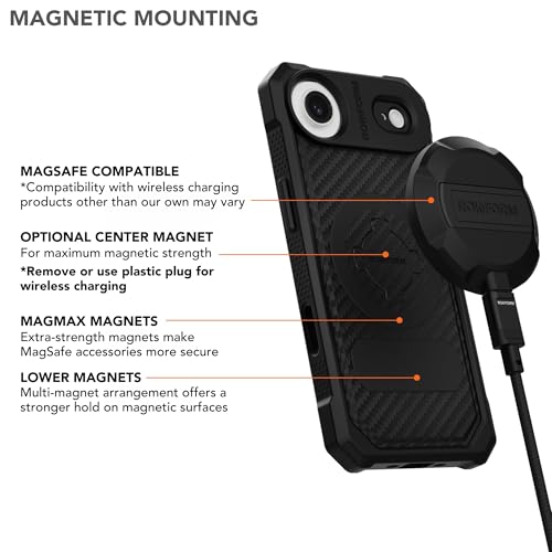 Protection iPhone 17 Air Rokform coque magnétique noire antichoc - 3