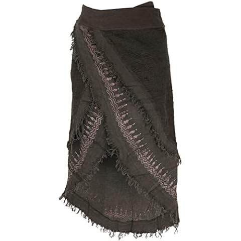 Falda cruzada tribal GURU SHOP Goa de algodón Cover