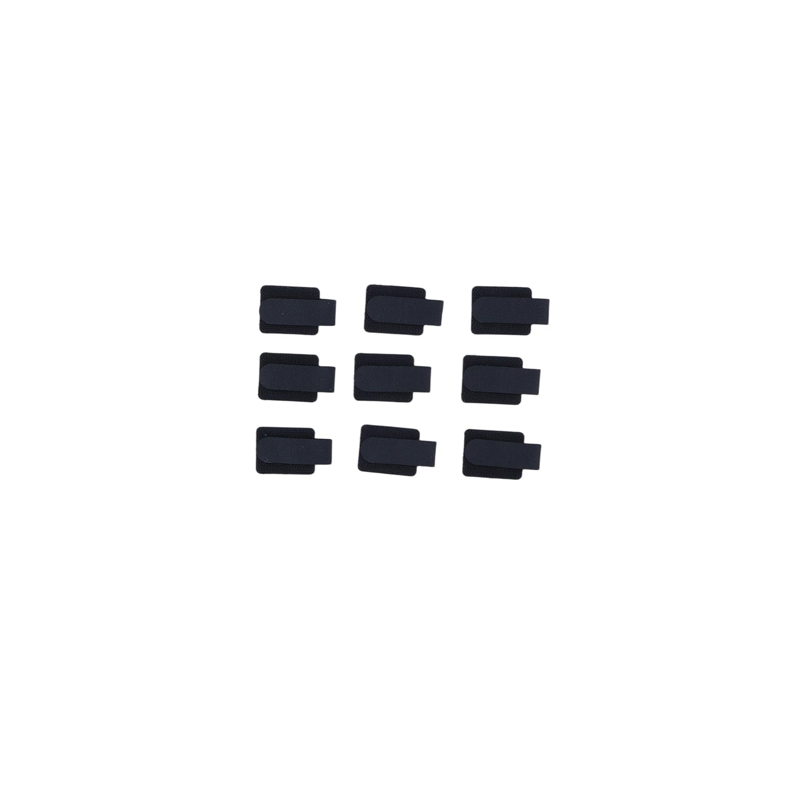 Fooyee Black Novocloud 50Pcs Cable Ties, Self Adhesive Cable Tidy, Reusable Wire Organiser, Under-Desk Cord Management, Clutter-Free Arrangement For Tv/Pc/Laptop/Ethernet/Home Office (Black)