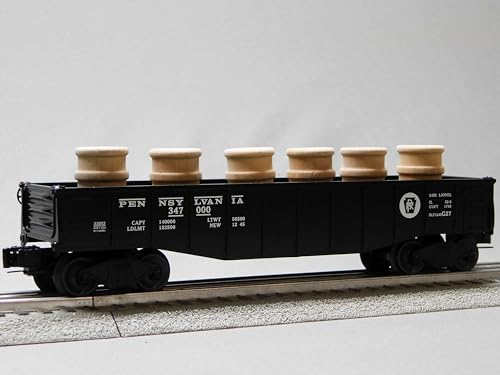 Pennsylvania Gondola W/Wood Barrel Loads PRR O Gauge 2423050-G