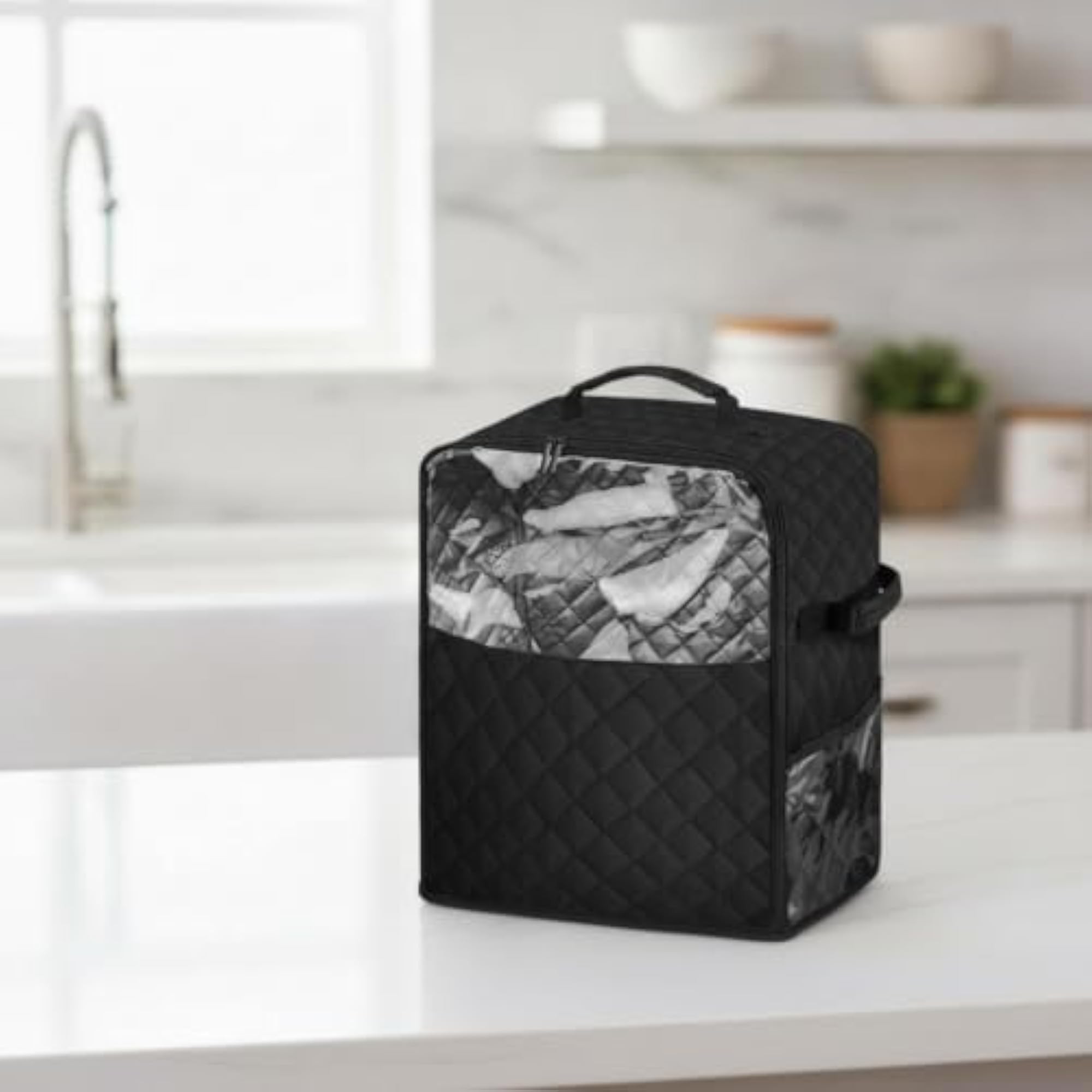 Blender Storage Bag with Side Pocket for Kitchen Countertop