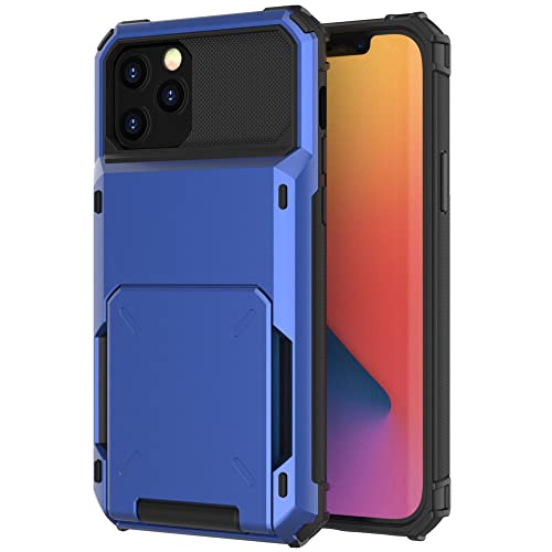 Étui iPhone 12 porte-carte coulissant blindé pour une protection antichoc optimale