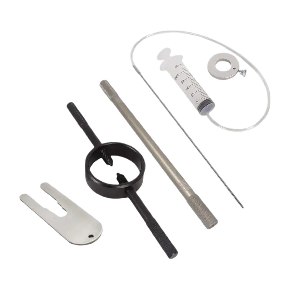 Kit di attrezzi per compressore molla forcella moto compatibile con la maggior parte delle cartucce normali e forcelle invertite