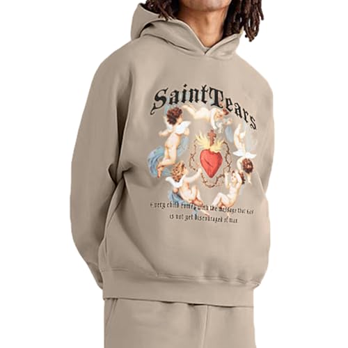 Arnodefrance Men Vintage Washed Graphic Hoodies Printing Graffiti Hoodie Cotton Warm Pullover Coat Outerwear4