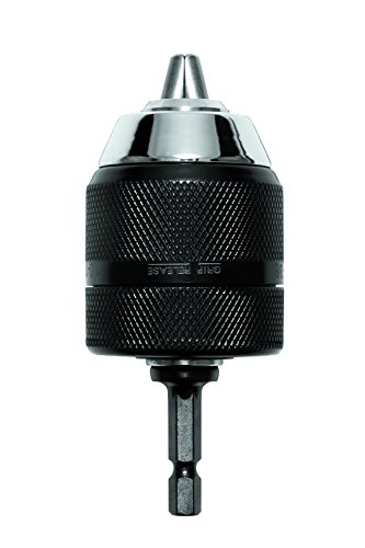 IRWIN Tools 1869514 Impact Performance Series Square Drive to Hex Shank Socket Adapter, 1/4-Inch Hex to 3/8-Inch Standard Keyless Chuck