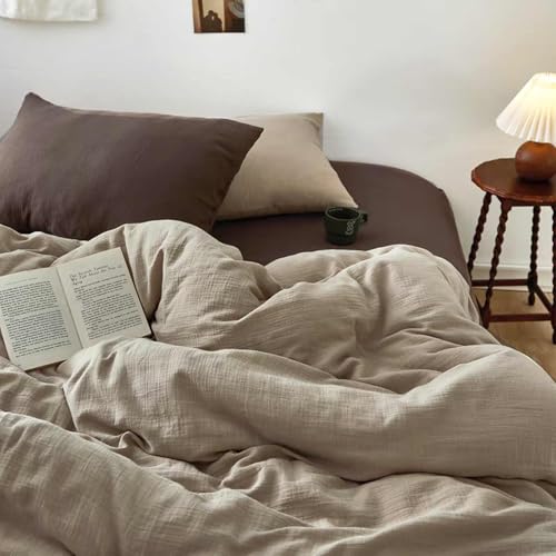 Nanko Cotton Gauze Duvet Cover Set Queen Size