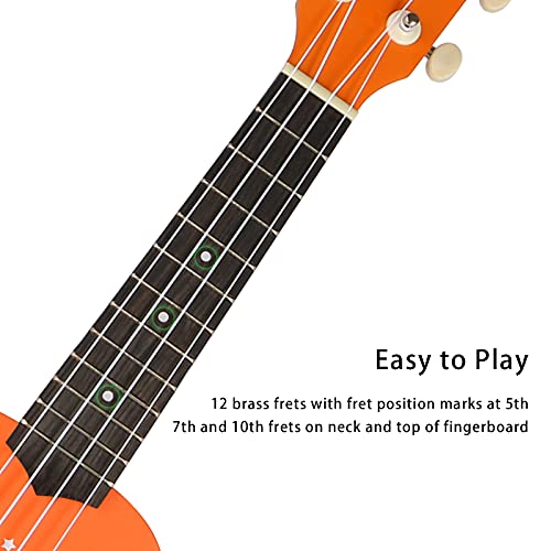 EastRock Ukulélé soprano 21 pouces Kit débutant pour ukulélé pour enfants, adultes, jeu de base pour guitare Hawaii avec… - Les Beatles, Paul McCartney, John Lennon, RIngo Starr, George Harrison EastRock Ukulélé soprano 21 pouces Kit débutant pour ukulélé pour enfants, adultes, jeu de base pour guitare Hawaii avec… – Image 7