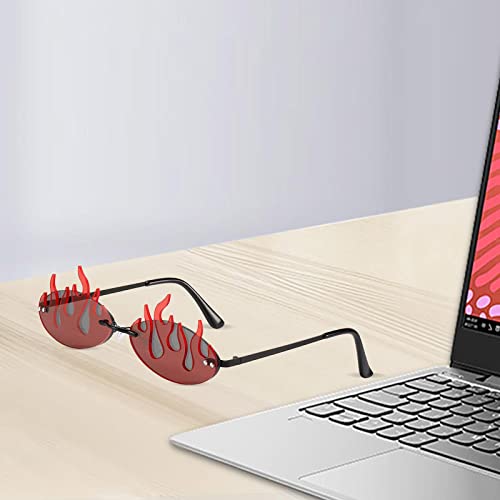 Lunettes de soleil flammes légères sans monture pour éviter la pression nasale - 7