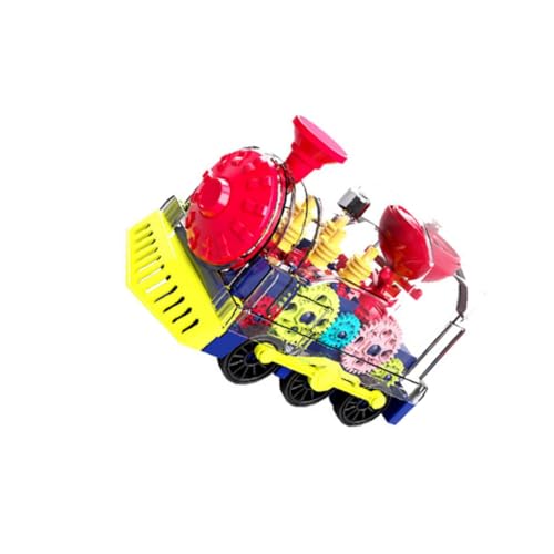 Abaodam Tren Pequeño Tren para Práctico Tren De Juguete Tren Electrico Tren De Juguete Interesante Juguete Educativo Tren Creativo para Tren Ligero Musical El Plastico Colorful