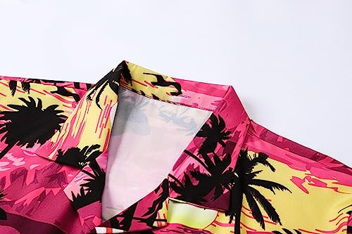 Image of SANGTREE Family Matching Hawaiian Outfits , Casual Beach Travel Clothes ，Vacation Clothing Set for Women & Men & Girls & Boys