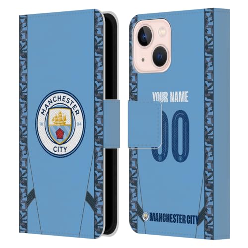 Coque iPhone 13 Mini Manchester City étui en cuir à rabat parfait pour les jours de match