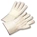 West Chester Off-White Large Cotton Hot Mill Glove - 12.5 in Length - 7900G [PRICE is per DOZEN]