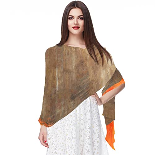 Foulard en mousseline de soie instrument de musique, le cadeau idéal pour femme mélomane