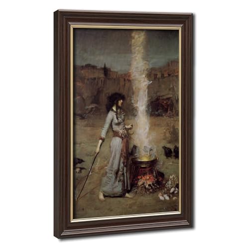 Toile The Magic Circle Waterhouse pour décorer un petit bureau sans percer de gros trous