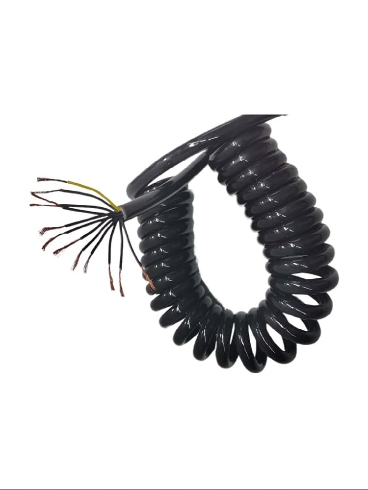 kabel spiralny, 22 rdzenie, 0,15 mm z możliwością przedłużenia o długości 6 metrów