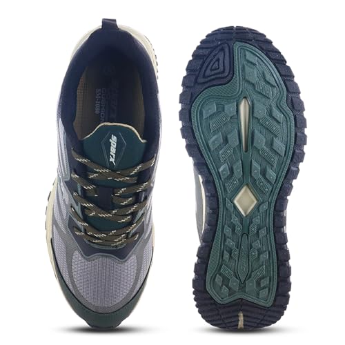 Image of SPARX Sports Shoes for Men Lace-Up Athletic Shoes with Breathable Mesh, Soft Cushioning & Superior Grip, SM-1080