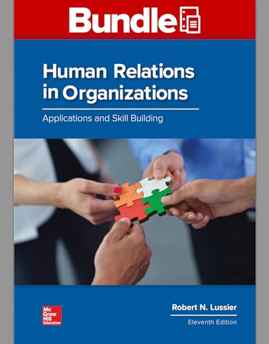 GEN COMBO LL HUMAN RELATIONS IN ORGANIZATIONS; CONNECT AC
