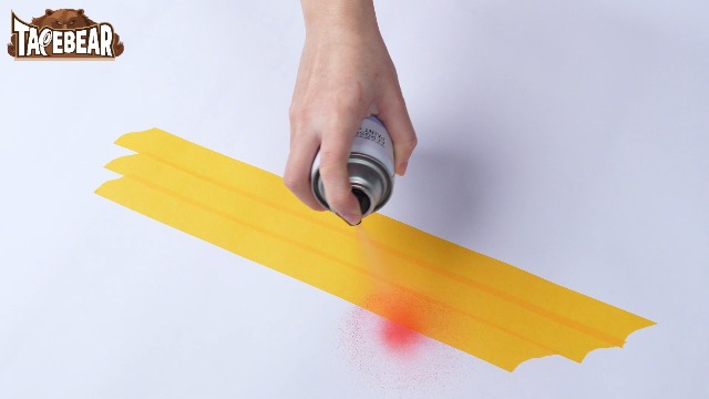 Image of TAPEBEAR Delicate Surface Advanced Masking Tape 0.7 inch x 60Yard, Orange Washi Tape Indoor Painters Tape Decorating with No Paint Bleed, Sharp Lines, Surface Damage-Free, Low Tack, 6Rolls