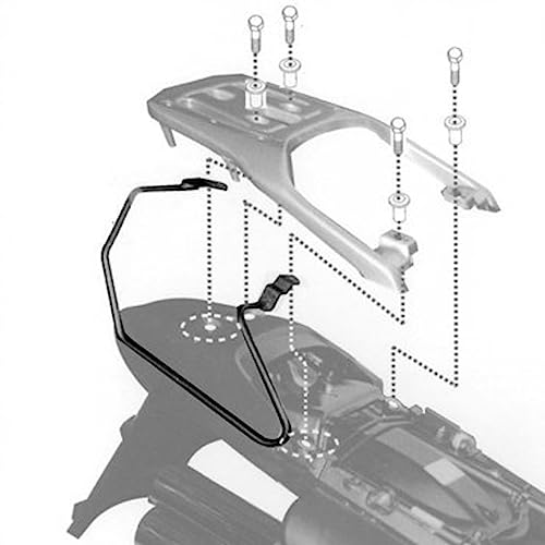 Supports sacoches cavalieres Givi voyage à moto Honda Transalp 650