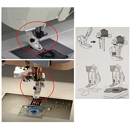 Sensor Foot (Q) ckpsms Compatible Husqvarna Viking miniatura 3