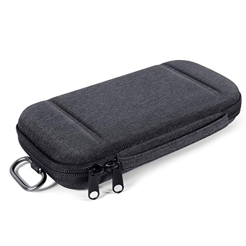 Preisvergleich Produktbild GLCON Externe Festplattenhülle stoßfeste EVA-Reisetasche mit Reißverschluss hoher Schutz elektronische Aufbewahrungstasche für Powerbank, Handy-Ladegerät, USB-Ladekabel, Akku (dunkelgrau)