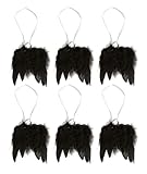 Con las minialas de plumas se puede adornar tanto el árbol de Navidad como la corona de Navidad individualmente.